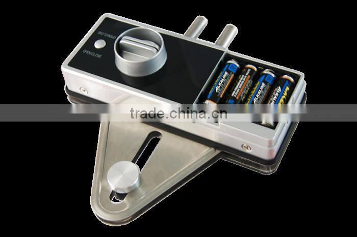 smart digital password code RFID Card fingerprint lever lock for sliding glass door
