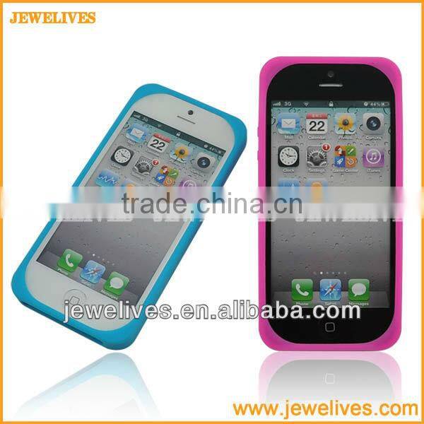 Water proof silicone bumper case for iphone5