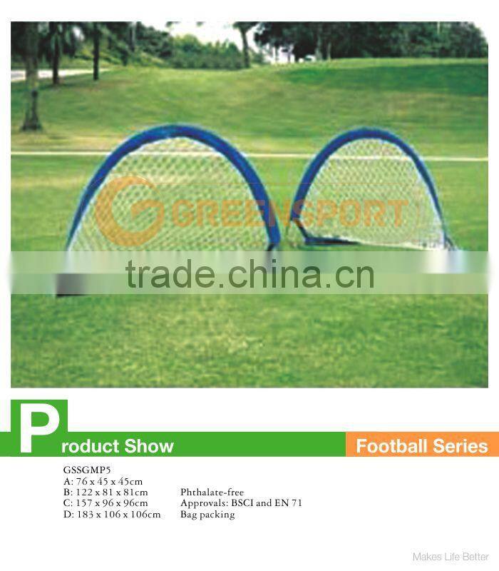 GSSGMP5 Twin plastic folding portable soccer goals