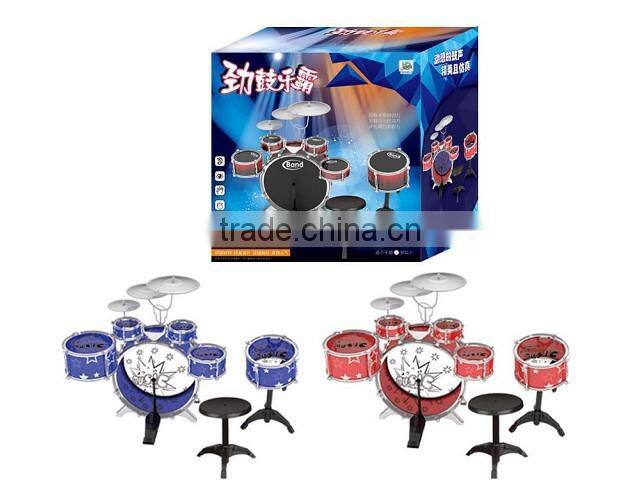 2015 hot item kids plastic drum set toy for sale