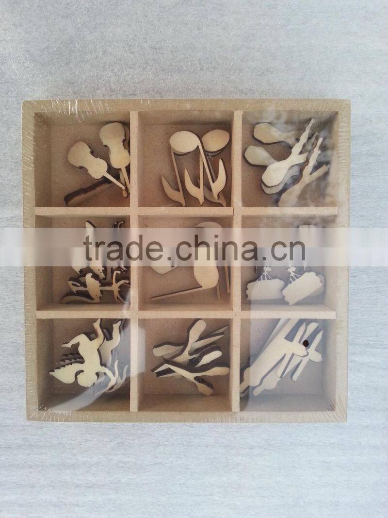 2015 art craft new design Christmas Present wooden stamps snow