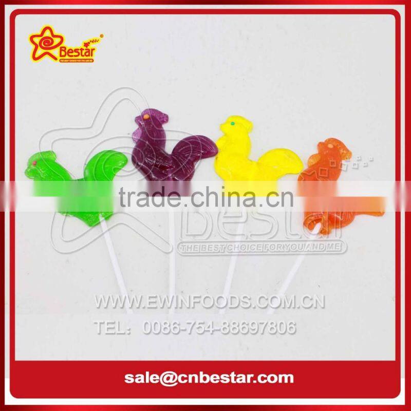 Fruit Flavor Rooster Lollipop