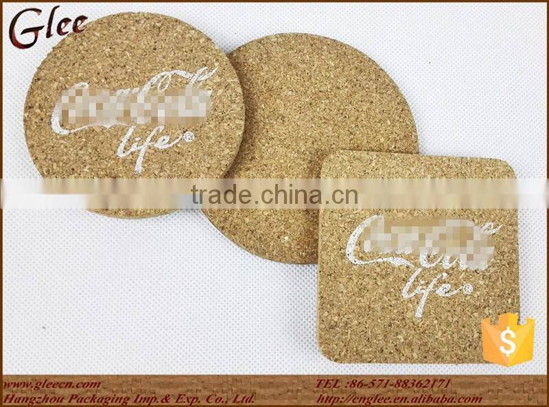 Promotional round cork coaster with excellent price