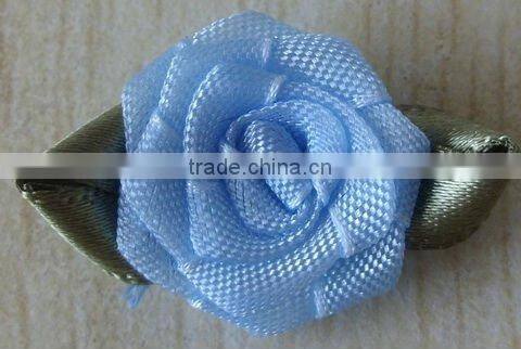 Light Blue handmade rose flower