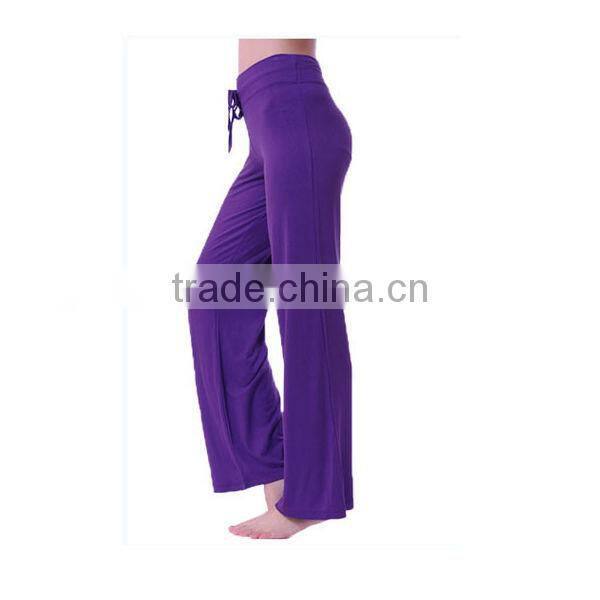 Yoga Fitness Gym Athletic Long Stretch Pants Women dance Workout running pants