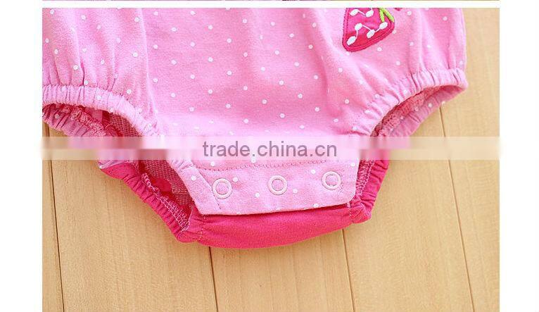cotton plain baby rompers,cute baby rompers,summer baby girl rompers