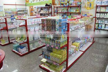 wooden slatwall etagere shelves gondola island shelving shelves