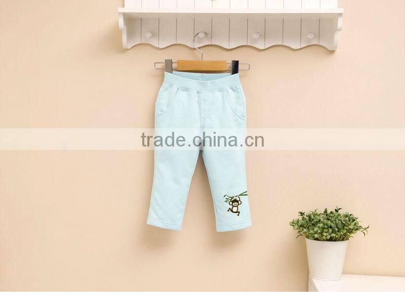 2013 Autumn baby wear 100% cotton kids cute pants kintted