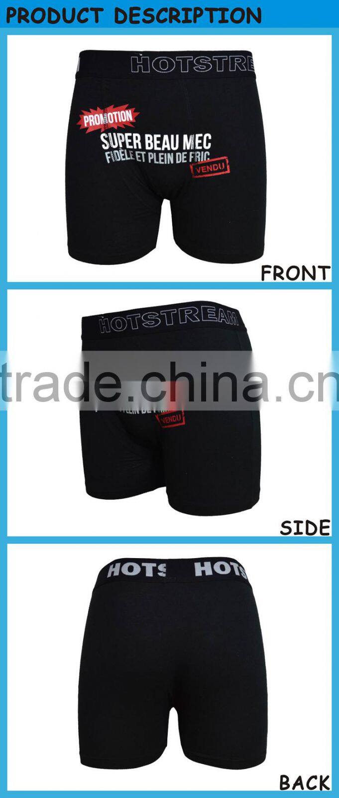 New Design Spandex Cotton Short Unerwear Boxer for Men