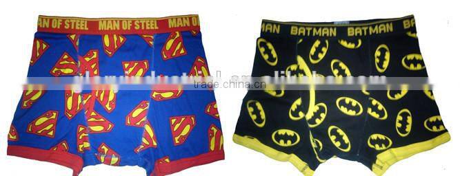 Super Hero Knit Boxer Shorts Wholesale Underwear Children