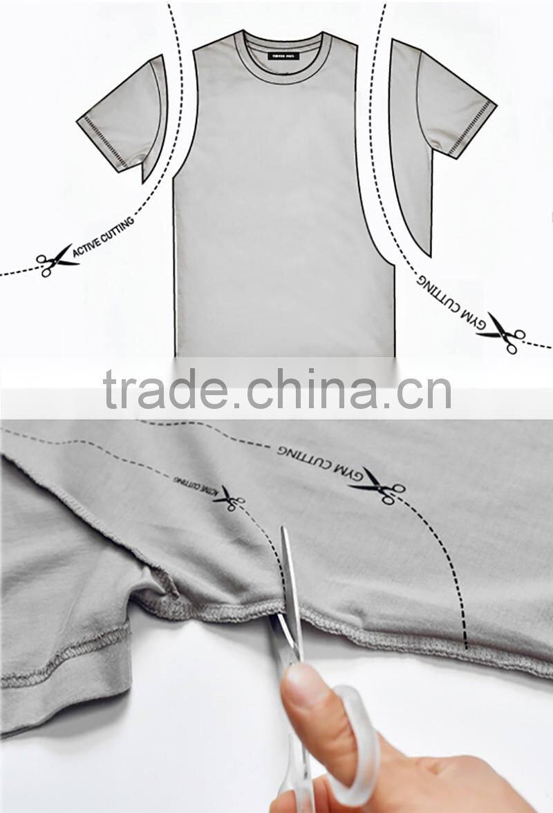 Customized blank gym cotton singlets for men T13355