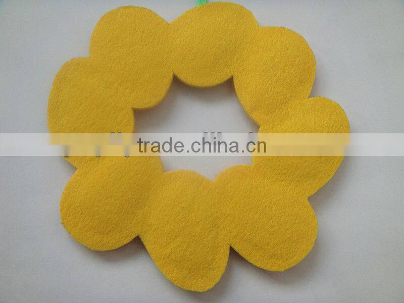 Felt Material Easter Egg Circle Decoration Easter Decoration