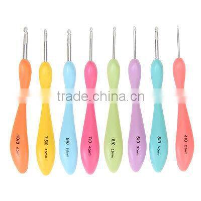 Crystal Acylic Crochet Hook With Blister Card