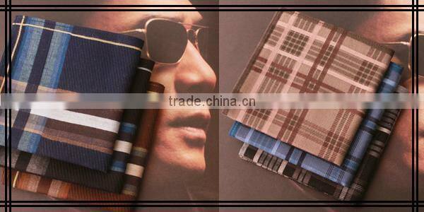 Plaid Pattern Gray Soft Handkerchiefs