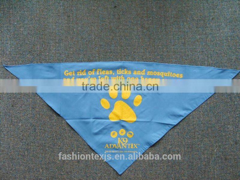 Wholsale custom cotton triangle dog bandanas