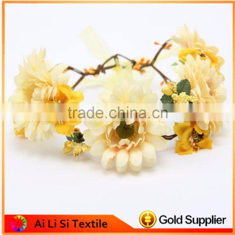 Hot Selling low price with great price bride flower headband
