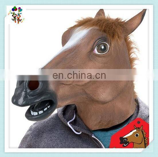 Horse Fancy Dress Cosplay Full Head Latex Animal Party Masks HPC-0403
