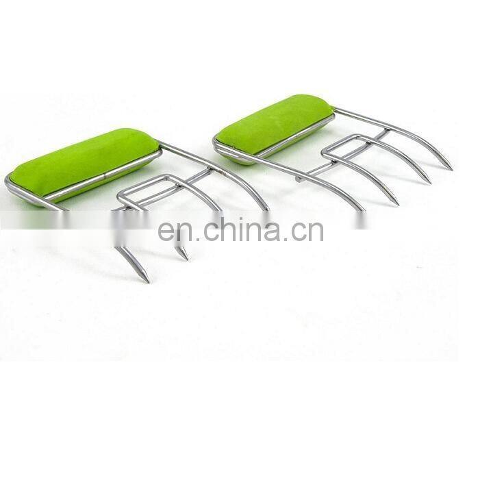 Stainless Steel Meat Handling Claws / Bear Paw Shredder fork BBQ Bear Claws