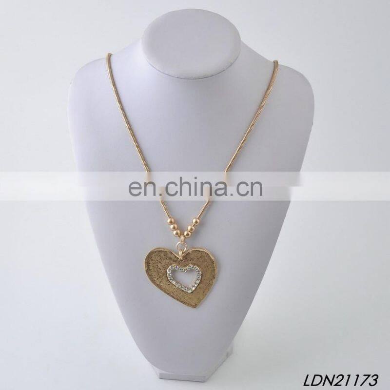 Anti-Siver and Anti-Gold vintage cross Necklaces turquoise beads necklace