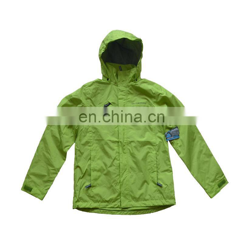 high quality custom breathability grass green rain jacket with pants