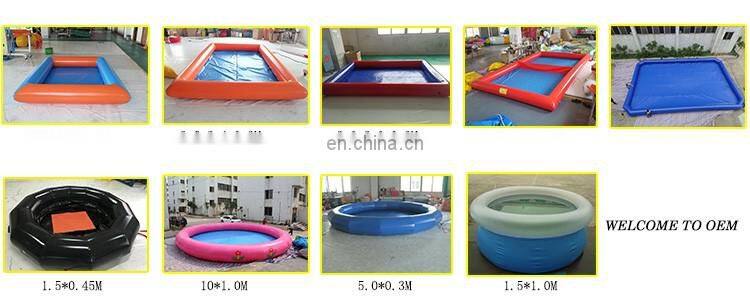Outdoor large round pool big OEM size inflatable adult swimming pool