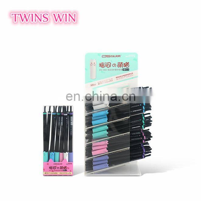 2018 popular japanese Advertising school stationery items list promotional best quality plastic gel ink pens personalized