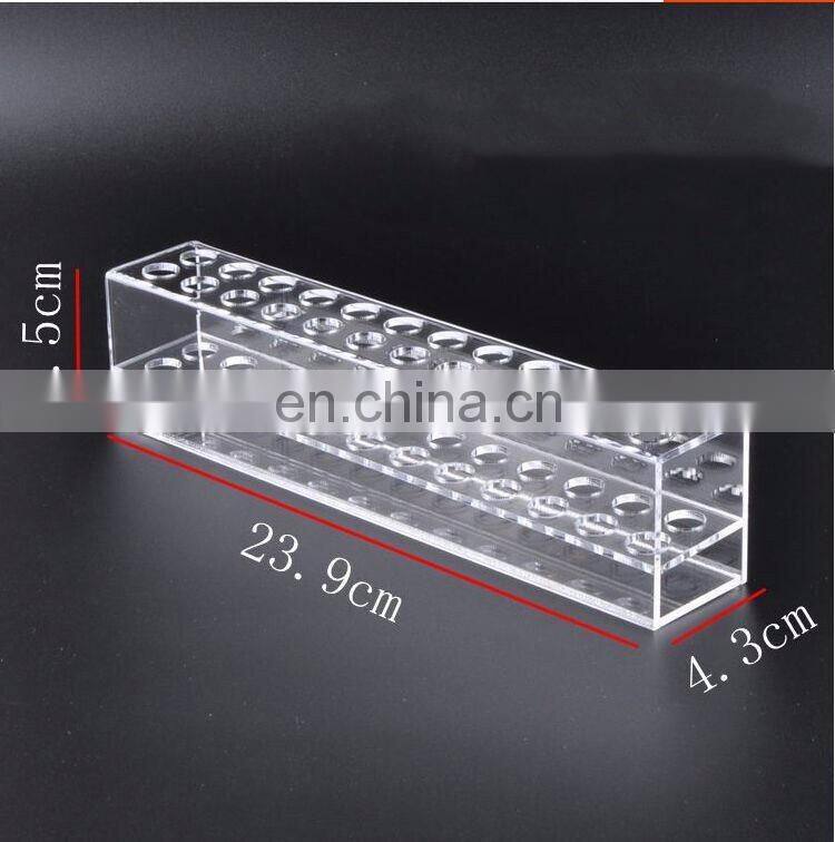 Clear Acrylic Pen Eyeliner Lipstick Display Rack