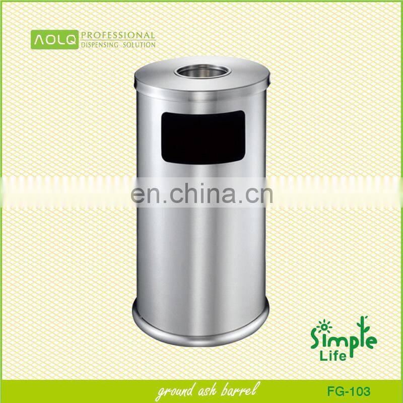 High quality chinese products garbage can metal storage containers buckets with lids and ashtray