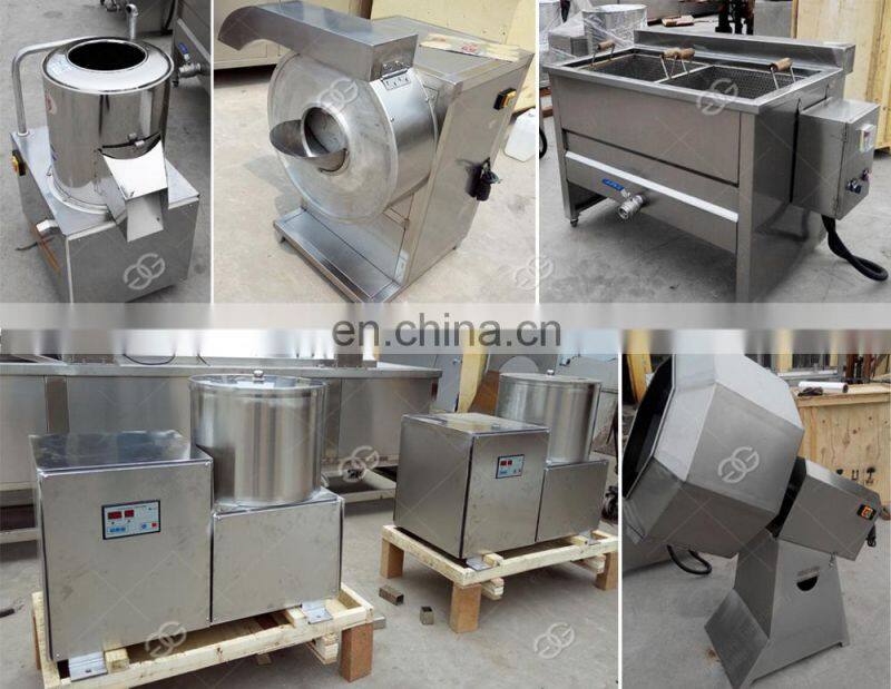 Factory Small Scale Semi Auto French Fries Making Production Line Machines Plant Fresh Potato Chips Processing Line For Sale