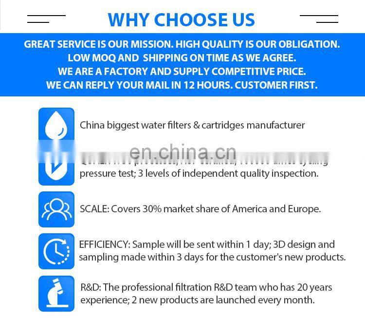 2020 NEW Water Filter Cartridge Cotton Pp String Wound Cartridge Water Filter