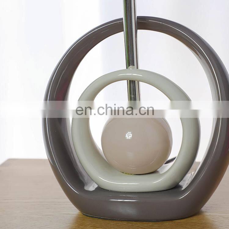 Nordic art style custom living room standing desk light bedside ceramic lamps for home decor
