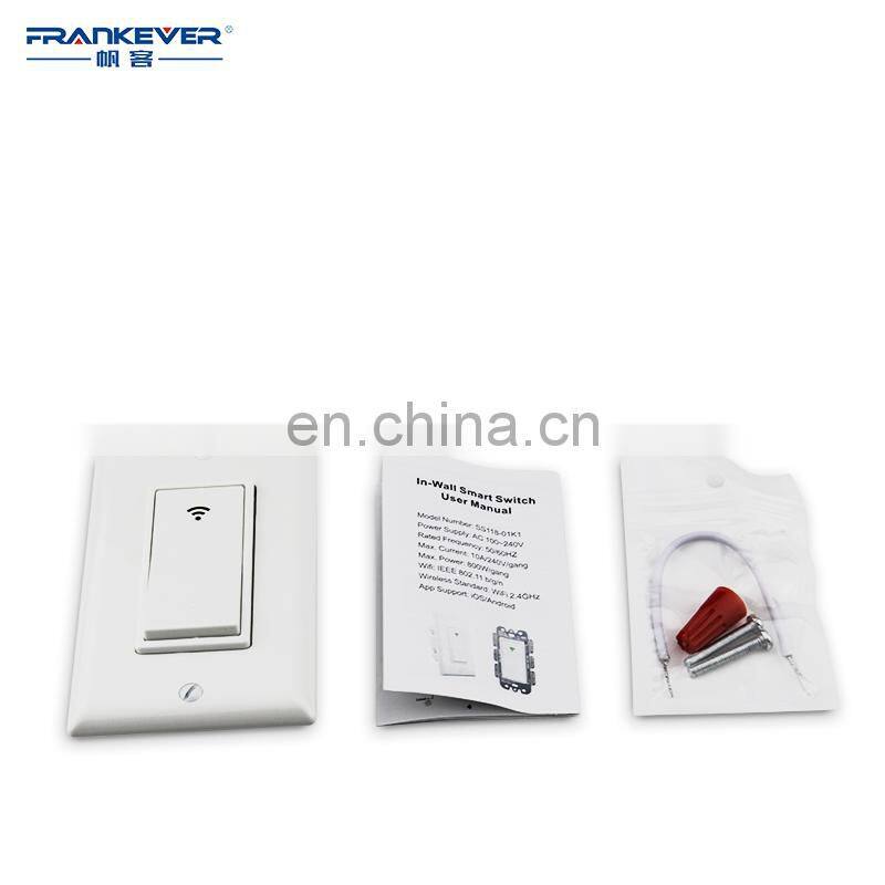 wifi controlled light switch 1 2 3 gang wifi light switch