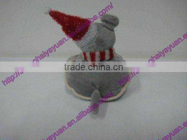 stuffed plush mouse mobile phone holder