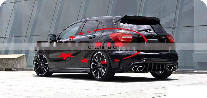 A class w176 WD style body kits for A180 A200 A250 A260 A45 to WD body kits