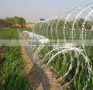 Galvanized Razor Barbed Wire (BTO, CBT)