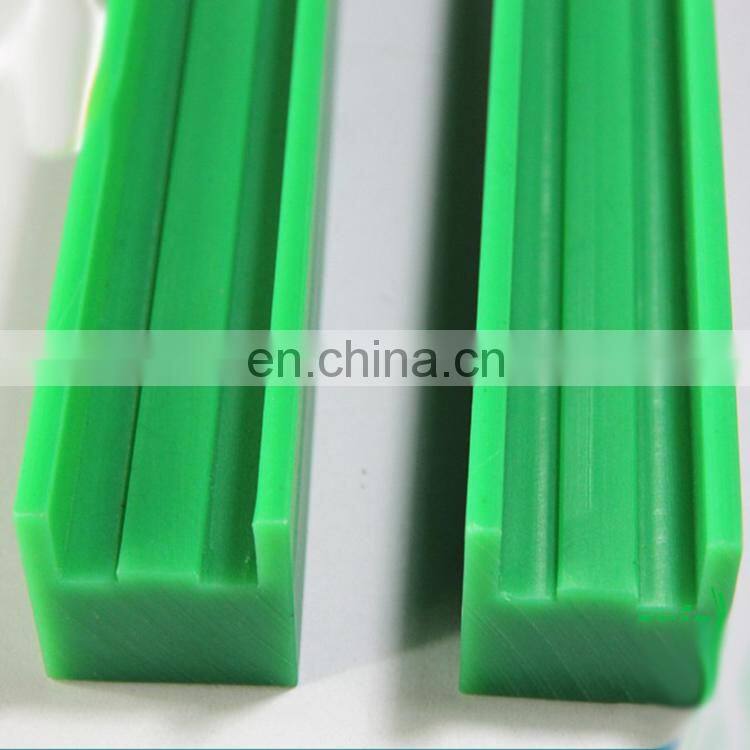 china supplier uhmwpe conveyor side guide rail/hdpe virgin chain guide strip/oem colored uhmw chain guide
