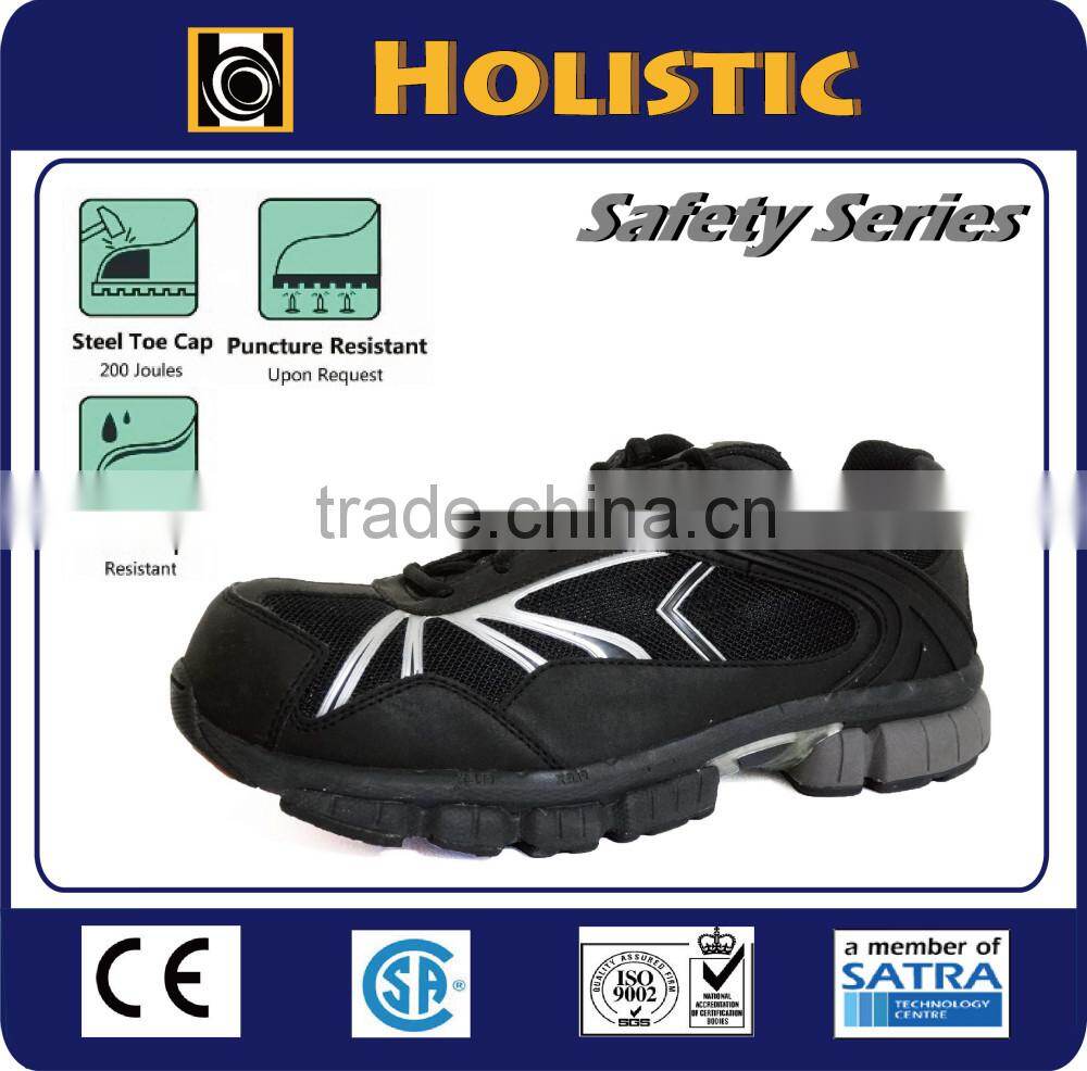 Athletic Anti statics and slip Light weight Composite Toe Sport Safety Shoe