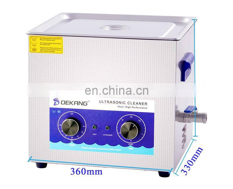 15L DK-1500H Professional Mechanical Manual Ultrasonic Cleaner, Nail Care Tools Cleaning Equipment