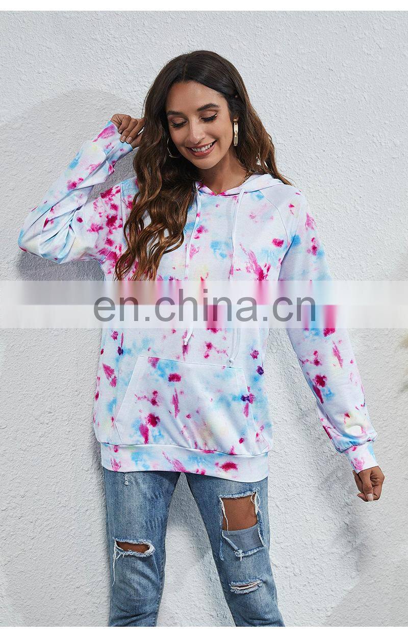 Europe 2021 European and American fall hot styles trendy fashion casual hooded fashion women's sweater