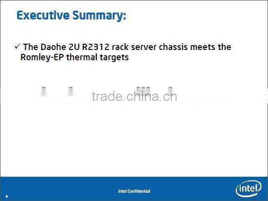 2U 8*2.5''/3.5'' HDD with 500W Power Supply and sliding kit Storage Server Case