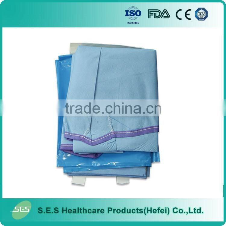 Disposable Nonwoven Universal drape packs for Surgery use