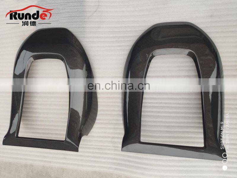 RD New arrival Brilliant Quality OEM Carbon Fiber Back Seat covers For Tesla model3 Back Seat