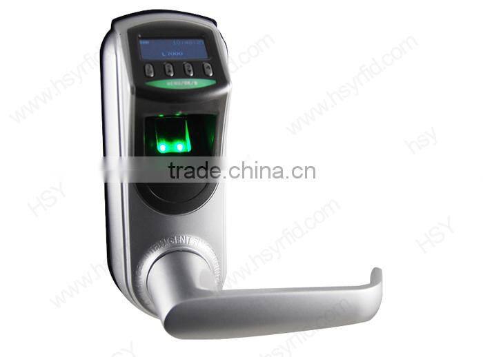 2016 New Zinc Alloy Biometric Fingerprint Door Lock for Wooden and Glass Door