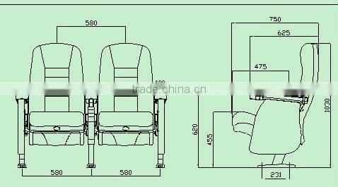 Hot sale Reclining Cinema Chair HJ95B
