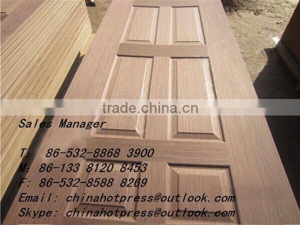 PVC doors with pine wood MDF laminated