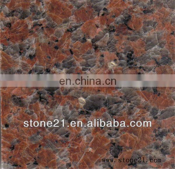 China imperial red granite price