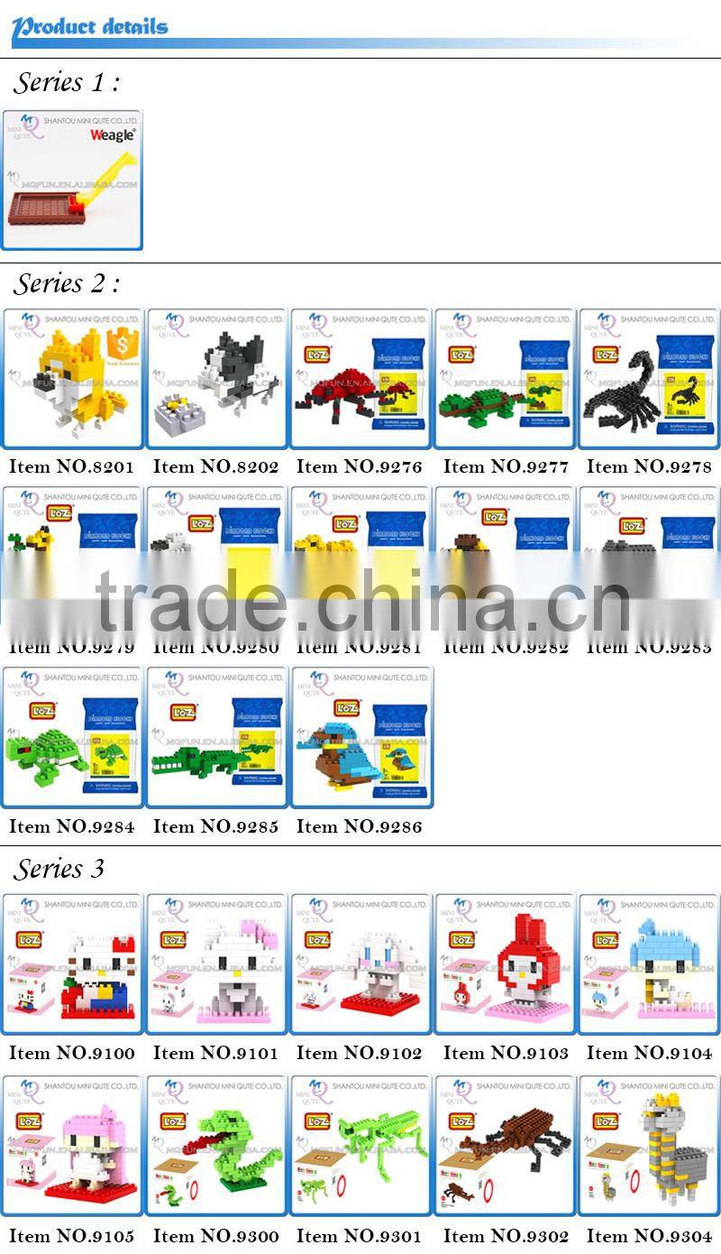 Mini Qute Over 500 styles loz diamond block gift for boy