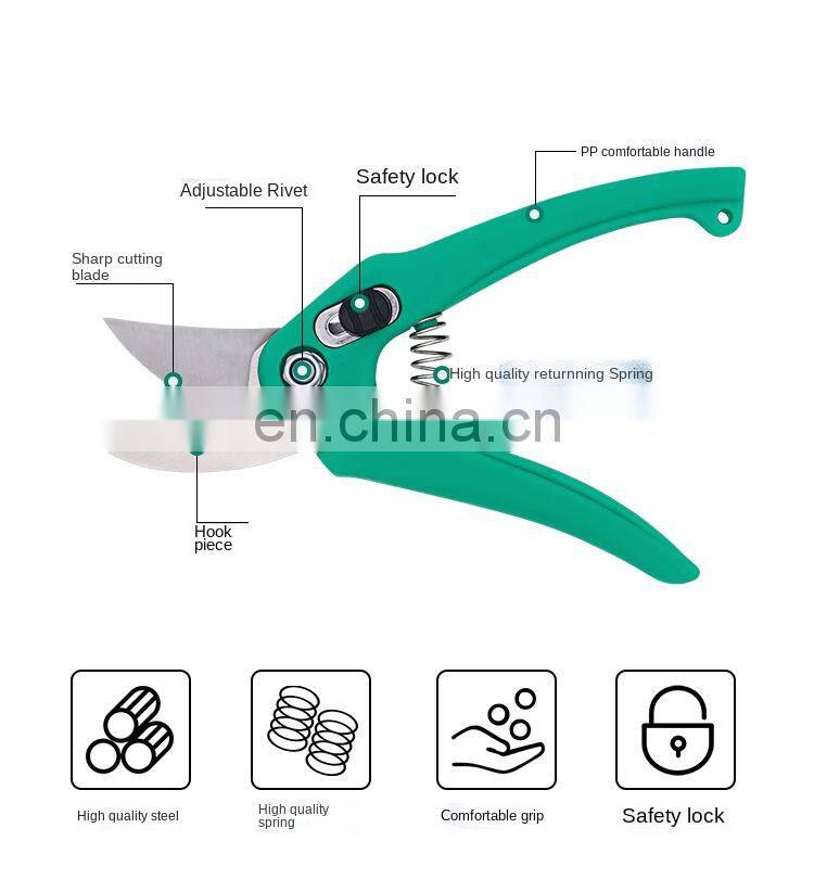 Professional steel pruner gardening hand pruning shears scissors for flowers/garden tree