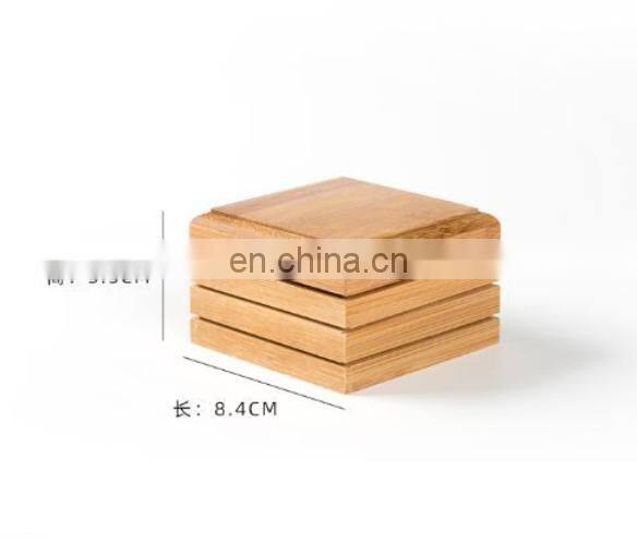 Wooden Natural Bamboo Soap box Dish Tray Soap Plate Box Container Soap Storage Box