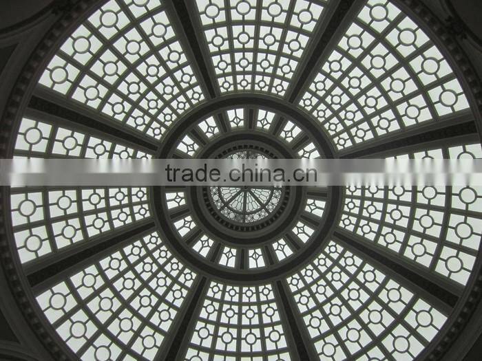 Steel space frame glass dome